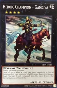 Heroic Champion - Gandiva - OTS Tournament Pack 19 - YuGiOh card