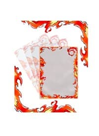 Limited Edition Imperium Border Sleeves - Fire Dragon (60-Pack) - Imperium Duelist Card Sleeves - Card Sleeves card