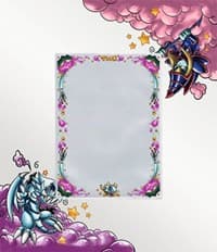 Imperium Border Sleeves - Toon Festa (60-Pack) - Imperium Duelist Card Sleeves - Card Sleeves card