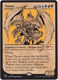 Tiamat (Showcase) - Secret Lair Drop Series - Magic: The Gathering card