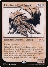 Icingdeath, Frost Tyrant (Showcase) - Secret Lair Drop Series - Magic: The Gathering card