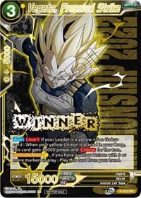 Vegeta, Frenzied Strike (Championship Pack 2022 Vol.2) (Winner Gold Stamped) - Promotion Cards - Dragon Ball Super: Masters card