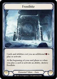 Frostbite // Helio's Mitre - Uprising - Flesh and Blood TCG card