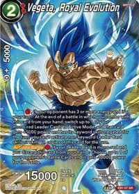 Vegeta, Royal Evolution - Theme Selection: History of Vegeta - Dragon Ball Super: Masters card