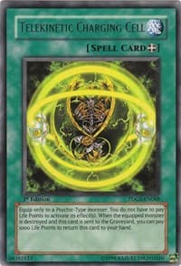 Telekinetic Charging Cell - The Duelist Genesis - YuGiOh card