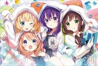 Bushiroad Rubber Mat Collection V2 Vol.289 Is the order a rabbit? BLOOM - Cocoa, Syaro, Rize, Chiya - Bushiroad Playmats - Playmats card