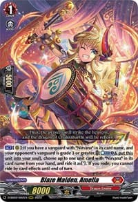 Blaze Maiden, Amelia - D-SS02: Festival Collection 2022 - Cardfight Vanguard card