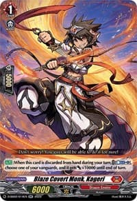 Blaze Covert Monk, Kageri - D-SS02: Festival Collection 2022 - Cardfight Vanguard card