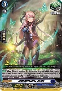 Brilliant Floral, Uania - D-SS02: Festival Collection 2022 - Cardfight Vanguard card