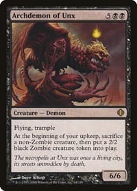 Archdemon of Unx - Shards of Alara - Magic: The Gathering card