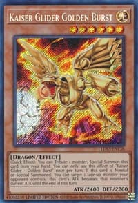 Kaiser Glider Golden Burst - Legendary Duelists: Season 3 - YuGiOh card