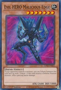 Evil HERO Malicious Edge - Legendary Duelists: Season 3 - YuGiOh card