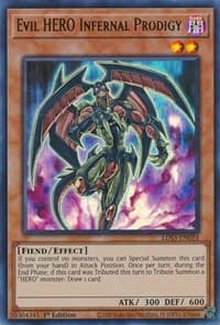 Evil HERO Infernal Prodigy - Legendary Duelists: Season 3 - YuGiOh card