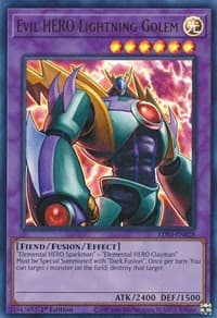 Evil HERO Lightning Golem - Legendary Duelists: Season 3 - YuGiOh card