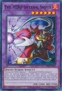 Evil HERO Infernal Sniper - Legendary Duelists: Season 3 - YuGiOh card