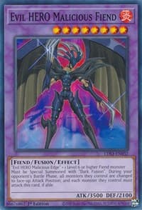 Evil HERO Malicious Fiend - Legendary Duelists: Season 3 - YuGiOh card