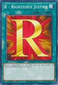 R - Righteous Justice - Legendary Duelists: Season 3 - YuGiOh card