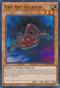 Fire Ant Ascator - Legendary Duelists: Season 3 - YuGiOh card