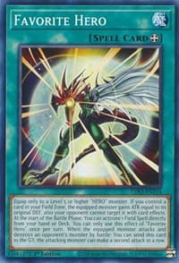 Favorite Hero - Legendary Duelists: Season 3 - YuGiOh card