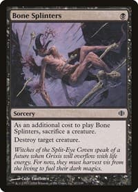 Bone Splinters - Shards of Alara - Magic: The Gathering card