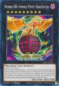Number C88: Gimmick Puppet Disaster Leo - Legendary Duelists: Season 3 - YuGiOh card
