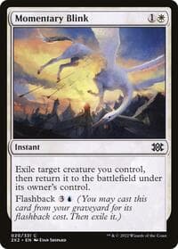Momentary Blink - Double Masters 2022 - Magic: The Gathering card