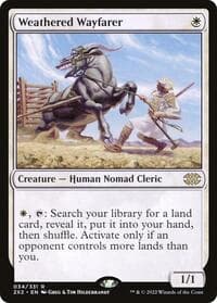 Weathered Wayfarer - Double Masters 2022 - Magic: The Gathering card