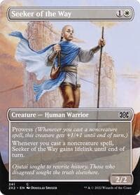 Seeker of the Way (Borderless) - Double Masters 2022 - Magic: The Gathering card