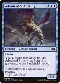 Advanced Stitchwing - Double Masters 2022 - Magic: The Gathering card