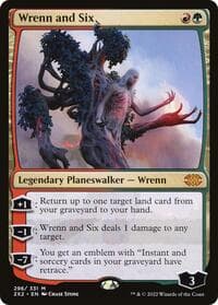 Wrenn and Six - Double Masters 2022 - Magic: The Gathering card