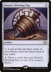 Sensei's Divining Top - Double Masters 2022 - Magic: The Gathering card