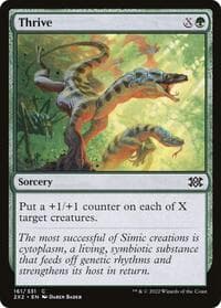 Thrive - Double Masters 2022 - Magic: The Gathering card
