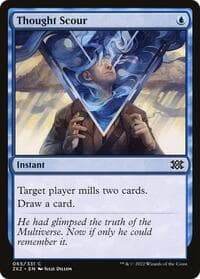 Thought Scour - Double Masters 2022 - Magic: The Gathering card