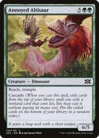 Annoyed Altisaur - Double Masters 2022 - Magic: The Gathering card