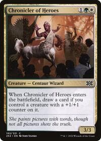 Chronicler of Heroes - Double Masters 2022 - Magic: The Gathering card