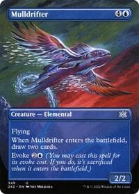 Mulldrifter (Borderless) - Double Masters 2022 - Magic: The Gathering card