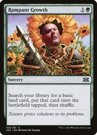 Rampant Growth - Double Masters 2022 - Magic: The Gathering card