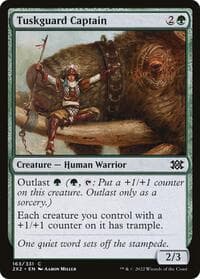 Tuskguard Captain - Double Masters 2022 - Magic: The Gathering card