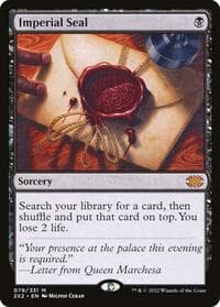 Imperial Seal - Double Masters 2022 - Magic: The Gathering card