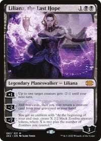 Liliana, the Last Hope - Double Masters 2022 - Magic: The Gathering card