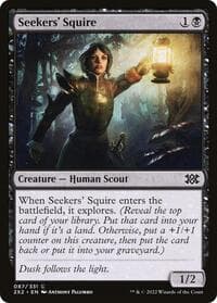 Seekers' Squire - Double Masters 2022 - Magic: The Gathering card