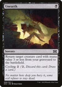 Unearth - Double Masters 2022 - Magic: The Gathering card