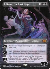 Liliana, the Last Hope (Borderless) - Double Masters 2022 - Magic: The Gathering card