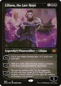 Liliana, the Last Hope (Foil Etched) - Double Masters 2022 - Magic: The Gathering card