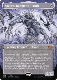 Kozilek, Butcher of Truth (Borderless) - Double Masters 2022 - Magic: The Gathering card
