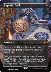 Imperial Seal (Borderless) - Double Masters 2022 - Magic: The Gathering card