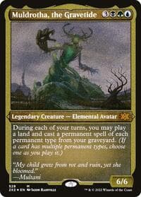 Muldrotha, the Gravetide (Foil Etched) - Double Masters 2022 - Magic: The Gathering card
