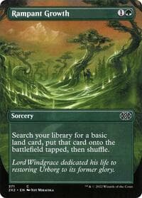 Rampant Growth (Borderless) - Double Masters 2022 - Magic: The Gathering card