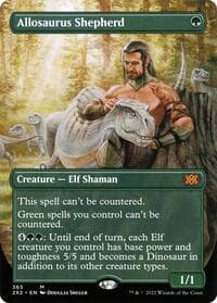 Allosaurus Shepherd (Borderless) - Double Masters 2022 - Magic: The Gathering card