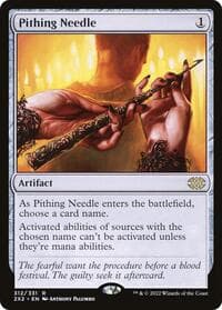 Pithing Needle - Double Masters 2022 - Magic: The Gathering card